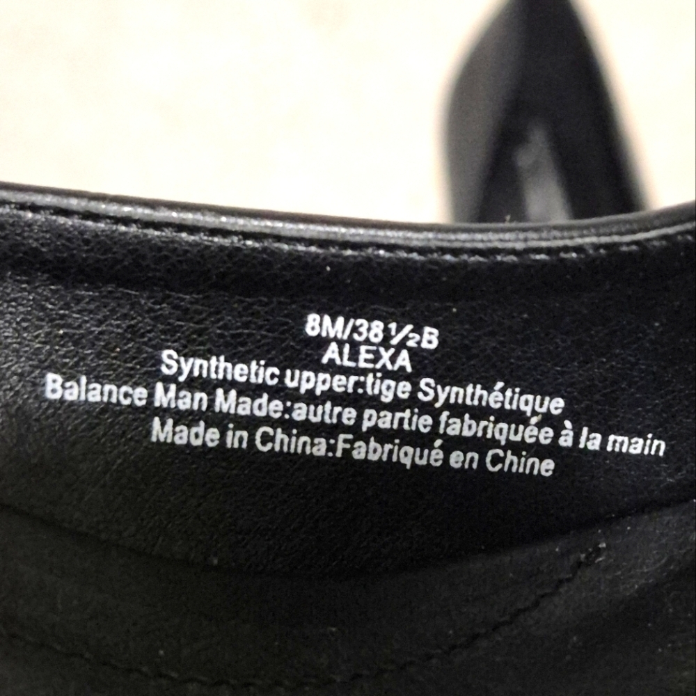 MARC NEW YORK  Elegant Black Women's Heels...CLEAR HEELS ...SIZE:8M - Picture 6 of 12